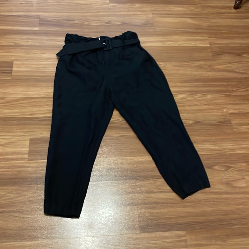 Size 10 black linen pants from A New Day.
